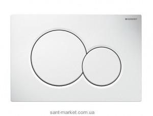 Смывная клавиша Geberit Sigma 01 24.6х16.4х1.3 белая 115.770.11.5