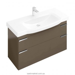 Тумба под раковину Villeroy&Boch Sentique подвесная 95x42.6x55 коричневая A85300N9