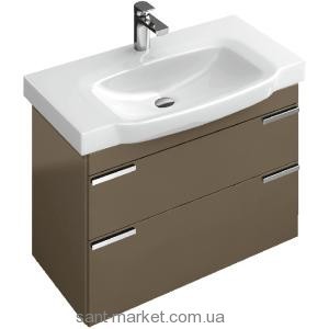 Тумба под раковину Villeroy&Boch Sentique подвесная 75x42.6x55 коричневая A85400N9