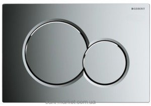Смывная клавиша Geberit Sigma 01 24.6х16.4х1.3 хром 115.770.21.5