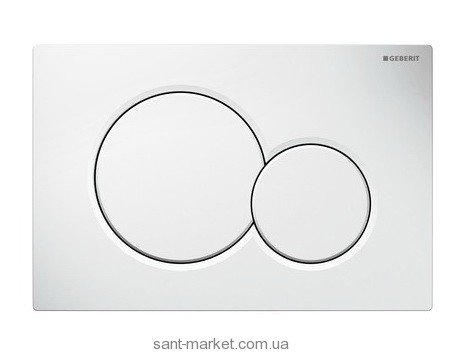 Смывная клавиша Geberit Sigma 01 24.6х16.4х1.3 белая 115.770.11.5