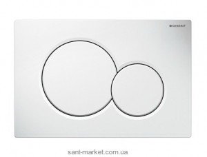 Смывная клавиша Geberit Sigma 01 24.6х16.4х1.3 белая 115.770.11.5