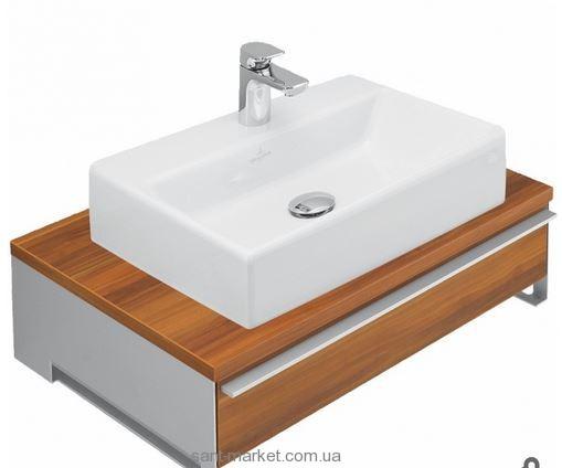 Тумба под раковину Villeroy&Boch Shape подвесная 75x50x23 коричневая A513EHEH