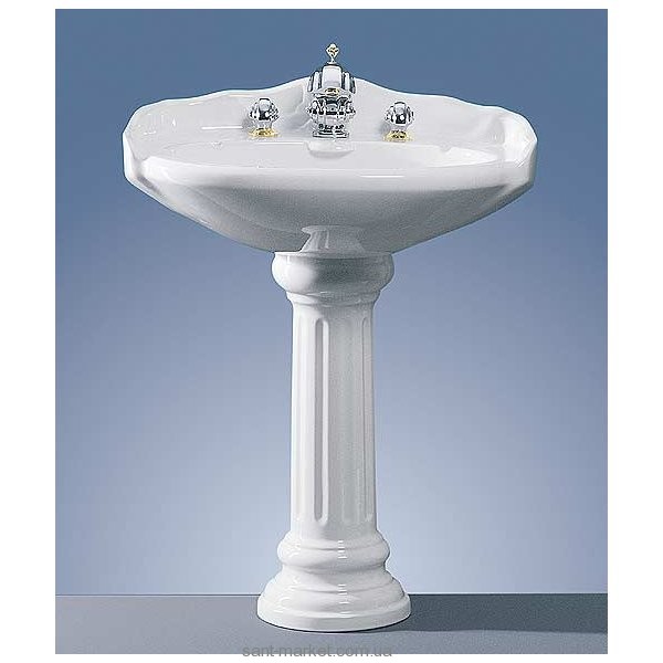 JORGER LEONARDO пьедестал под умывальник 72 см  белый 10255000100