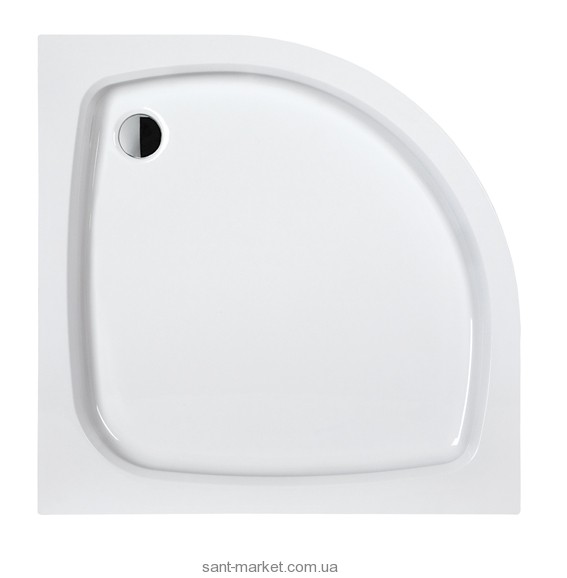 Душевой поддон акриловый четверть круга SANPLAST BPza-b/EKOPLUS 91x91x6.5 белый bi