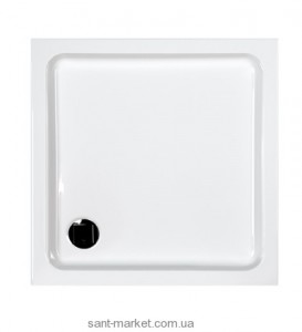 Душовий піддон акриловий квадратний SANPLAST B / FREE 90x90x9 білий + ST3 biew