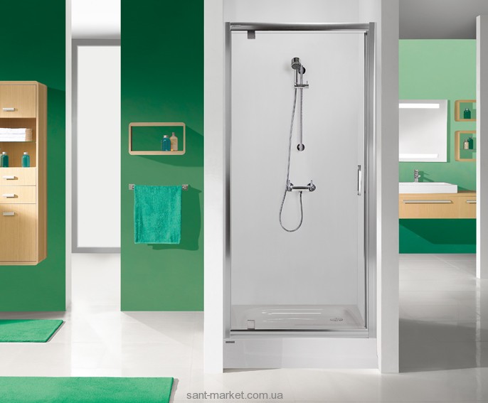 Душевая дверь в нишу SANPLAST стеклянная распашная 90х190 DJ/TX5-90-S sb CR