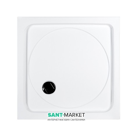 Душовий піддон акриловий квадратний SANPLAST B / EXa 80x80x6 білий