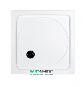 Душовий піддон акриловий квадратний SANPLAST B / EXa 80x80x6 білий
