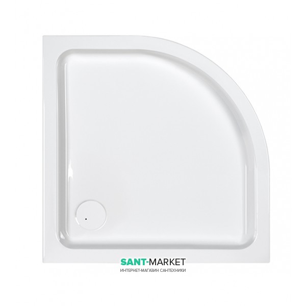 Душевой поддон акриловый четверть круга SANPLAST BP/FREE 100x100x9 белый 