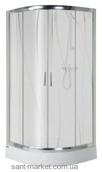 Душова кабіна Sanplast 90х90х190 низький піддон KP4 / TX5-90-S sb W15 + BPza