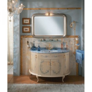 Lineatre Тумба + мармур + умивальник 130см 93/3