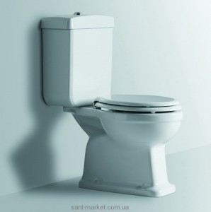 Simas Londra Сидение белое/хром LO002chrome