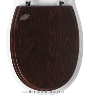 Simas ARCADE: Сидіння для унітазу дерево петлі бронза AR005 / BR