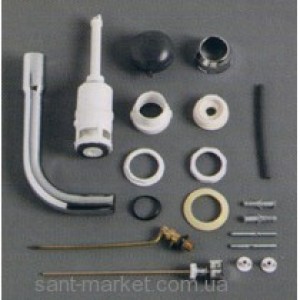 Simas ARCADE: Зливний механізм д / унітазу з низькою трубою хром D11