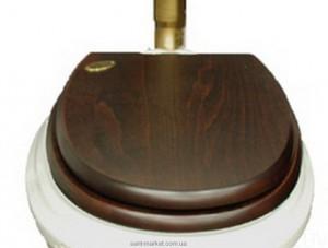 Simas ARCADE: Сидение для унитаза дерево  петли золото AR005/gold