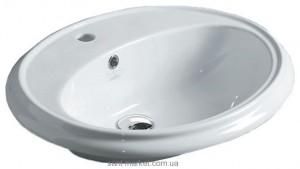 Раковина для ванной встраиваемая Simas коллекция Arcade белая AR859