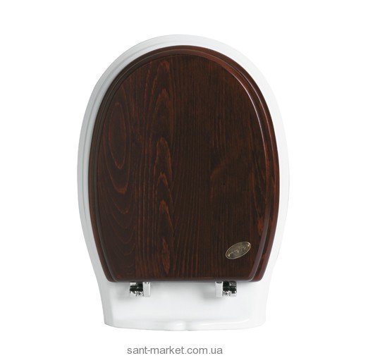 Simas Arcade сидение  дерево/хром AR008cromo