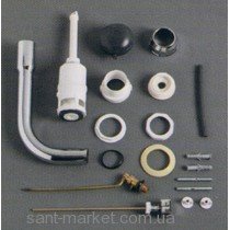 Simas ARCADE: Зливний механізм д / унітазу з низькою трубою хром D11