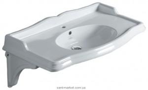 Раковина для ванної підвісна умивальник-стільниця Simas колекція Arcade біла AR864