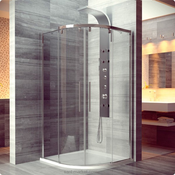 Душевая кабина San swiss Pur light S полукруглая 90x90х200 PLSR550905007