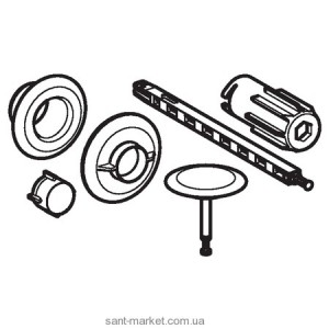 Geberit Сменный комплект для сливного-переливного отверстия 241.719.11.1