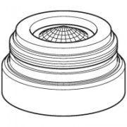 Geberit Аератор 1 9 літрів / хв без ключа 242.645.21.1