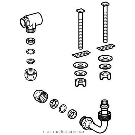 Geberit Комплект з'єднувальний стандартний 242.185.00.1
