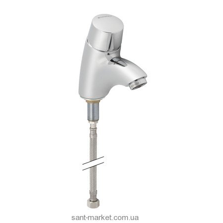 Смеситель для раковины порционный кнопочный Geberit коллекция HyTouch хром 115.720.21.1