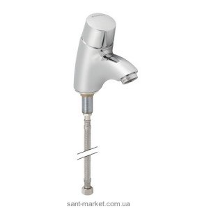 Смеситель для раковины порционный кнопочный Geberit коллекция HyTouch хром 115.720.21.1