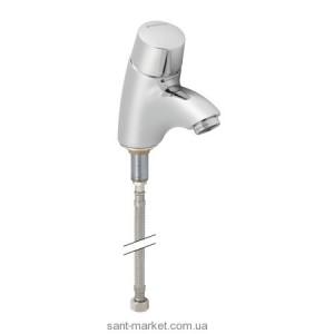 Змішувач для раковини порційний кнопковий Geberit колекція HyTouch хром 115.720.21.1