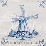 Adex плитка Dibujo delft № 1 C / cantonera 13x13 ADRU6002