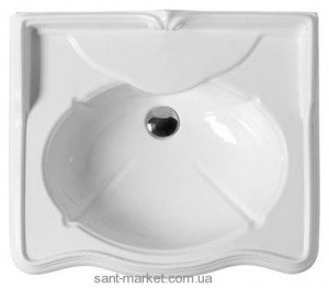 Раковина для ванной встраиваемая Azzurra коллекция Jubilaeum белая JUB700