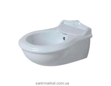 Біде підвісне Azzurra колекція Jubilaeum 55х40х42 з переливом JUB500 / SOSK