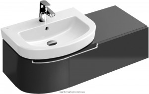 Тумба под раковину Villeroy&Boch Subway 2.0 левая подвесная 98.7x47.8x25.7 белая A702FRDH