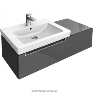 Тумба под раковину Villeroy&Boch Subway 2.0 подвесная левая 98.7x45.4x25.7 белая A700FRDH