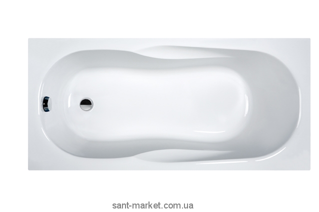 Ванна акриловая прямоугольная Sanplast коллекция Prestige 170х70х42 WP/AS + ST biew