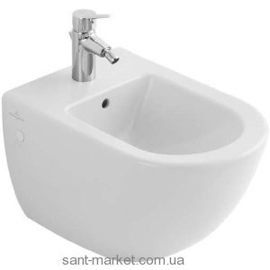 Біде підвісне Villeroy & Boch колекція Subway 56х37х41 з переливом 740000R1