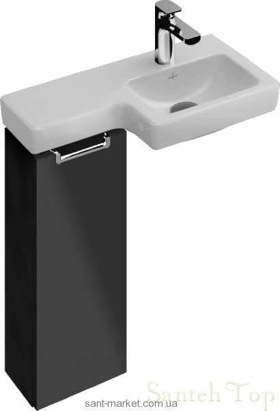 Тумба під раковину Villeroy & Boch Subway 2.0 підвісна 24x18.7x62 біла A81900DH