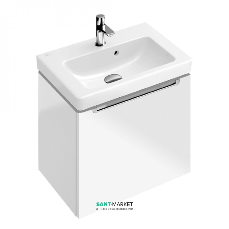 Тумба під раковину Villeroy & Boch Subway 2.0 підвісна 44x35.2x42 біла A68400DH