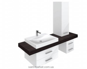 Тумба под раковину Villeroy&Boch 2morrow подвесная левая 175x52x144.5 белая A740L1ND