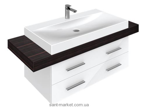 Тумба с раковиной Villeroy&Boch 2morrow подвесная 135x52x42.5 белая A73901ND