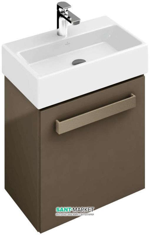 Тумба під раковину Villeroy & Boch Up2U підвісна квадратна 54x39.6x54 біла A83800DH