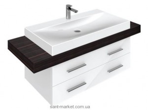 Тумба з раковиною Villeroy & Boch 2morrow підвісна 135x52x42.5 біла A73901ND