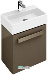 Тумба под раковину Villeroy&Boch Up2U подвесная квадратная 54x39.6x54 белая A83800DH