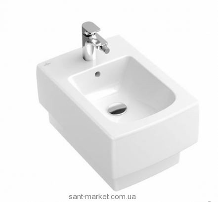 Біде підвісне Villeroy & Boch колекція Memento 56х38х46 з переливом 54280001