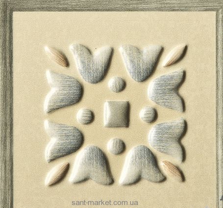 TAGINA NINFEA Декор 15X15   цвет- NINF.FIORE RIL.VERDE 2YD18QF