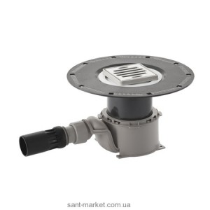 Зливний трап для душу Geberit мокрий затвор бічній випуск 100x100 мм 154.000.00.1