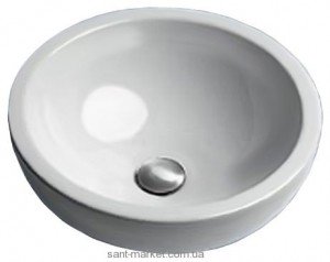 Раковина для ванної накладна Catalano колекція Sistema Cx біла 45AC