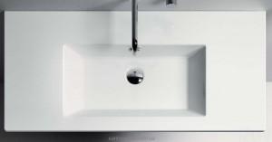 Раковина для ванной подвесная умывальник-столешница Catalano коллекция Star белая 105ST